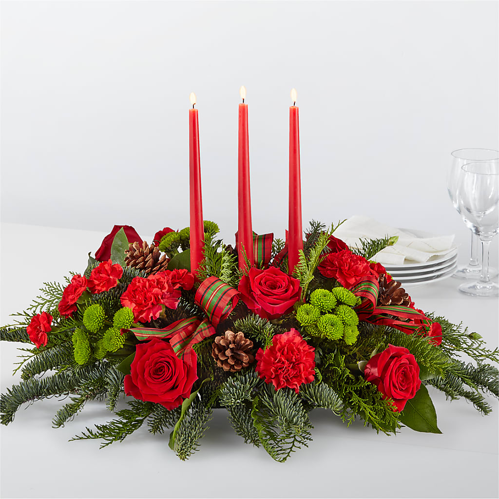 By the Candlelight Centerpiece – FLOWERS & FAIRYTALES, Pittsburgh PA