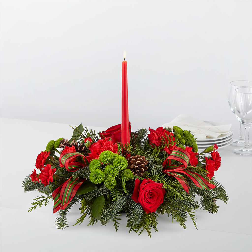 By the Candlelight Centerpiece – FLOWERS & FAIRYTALES, Pittsburgh PA