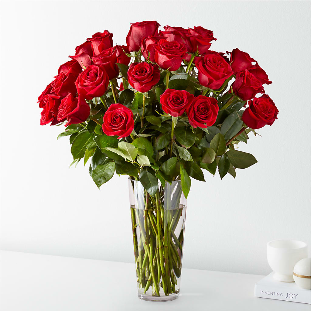 Long Stem Red Rose Bouquet – FLOWERS & FAIRYTALES, Pittsburgh PA