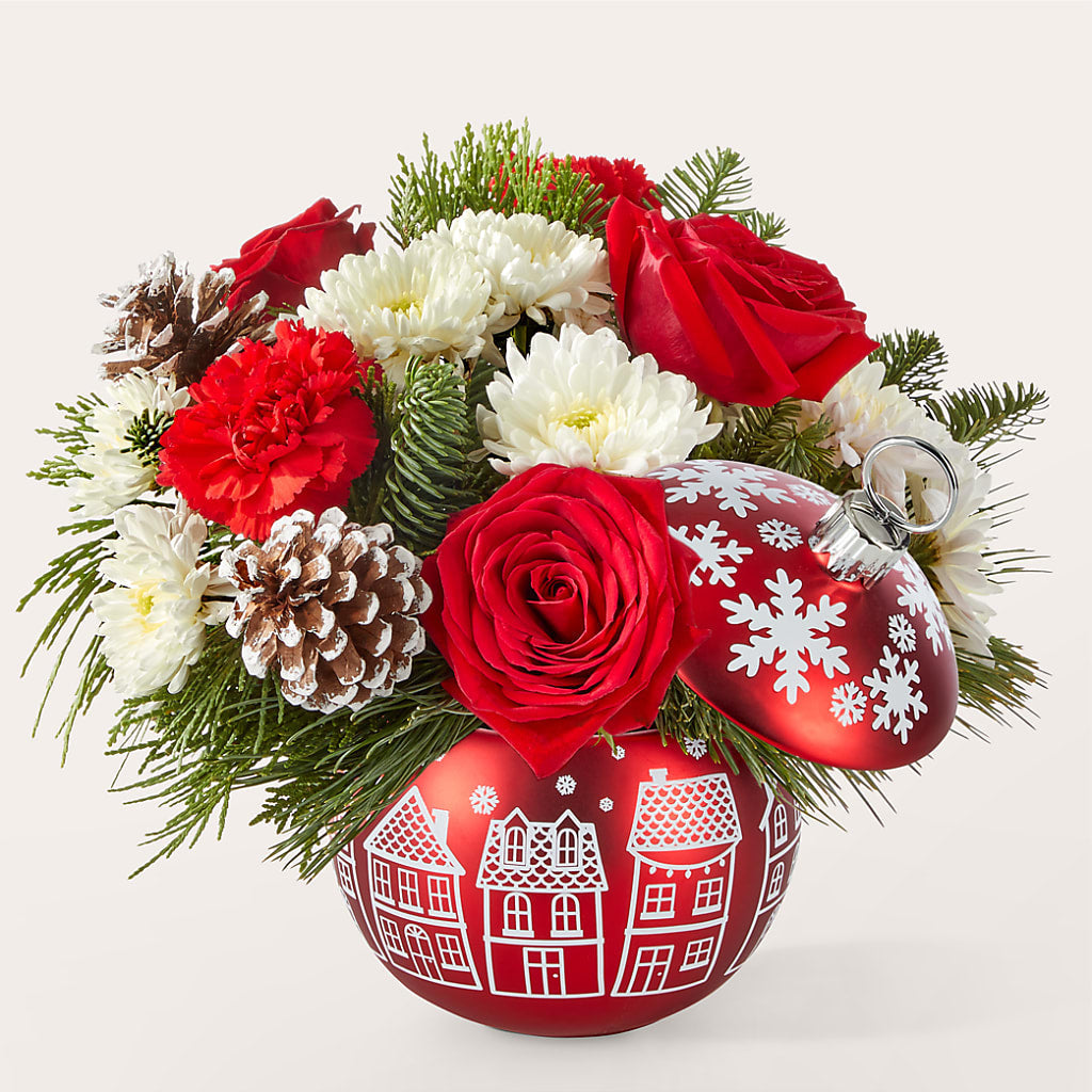 Christmas Village Ornament – FLOWERS & FAIRYTALES, Pittsburgh PA