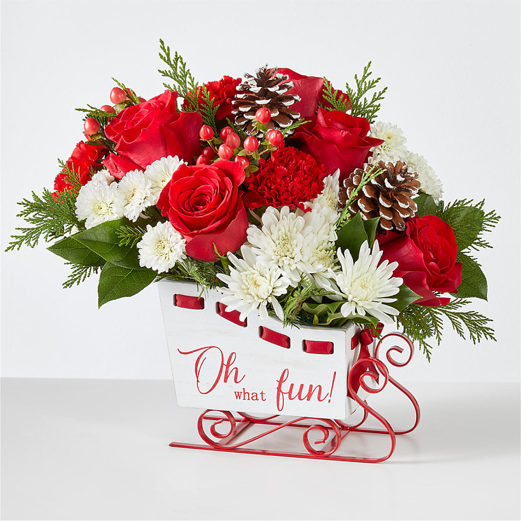 Sleigh Bells Bouquet – FLOWERS & FAIRYTALES, Pittsburgh PA