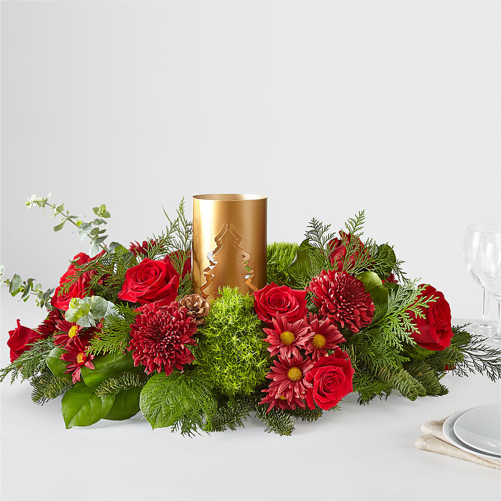 Toast the Season Centerpiece – FLOWERS & FAIRYTALES, Pittsburgh PA