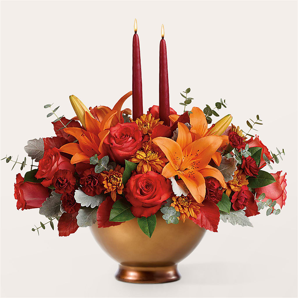 Fruits of Fall Centerpiece – FLOWERS & FAIRYTALES, Pittsburgh PA