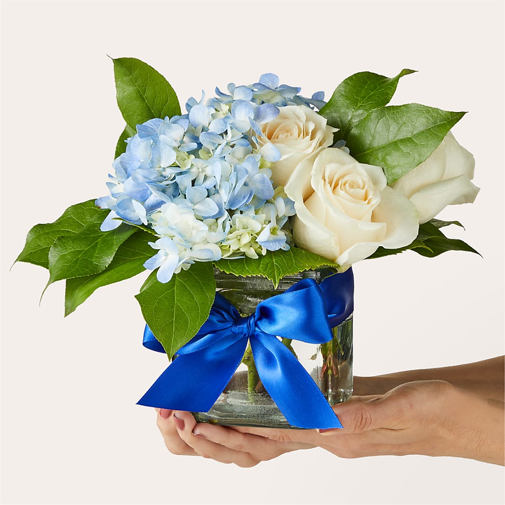 Sky Blue Delight Bouquet – FLOWERS & FAIRYTALES, Pittsburgh PA