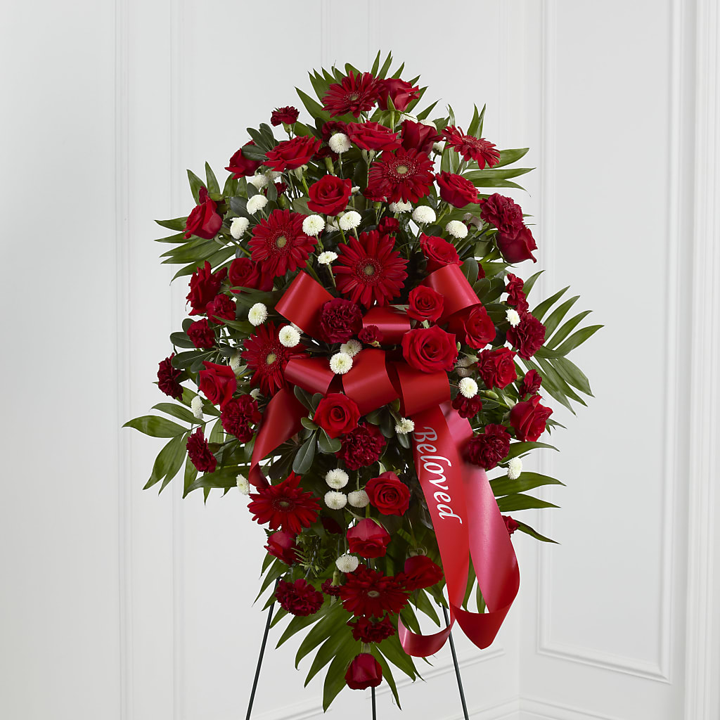 Treasured Memories Standing Spray – FLOWERS & FAIRYTALES, Pittsburgh PA