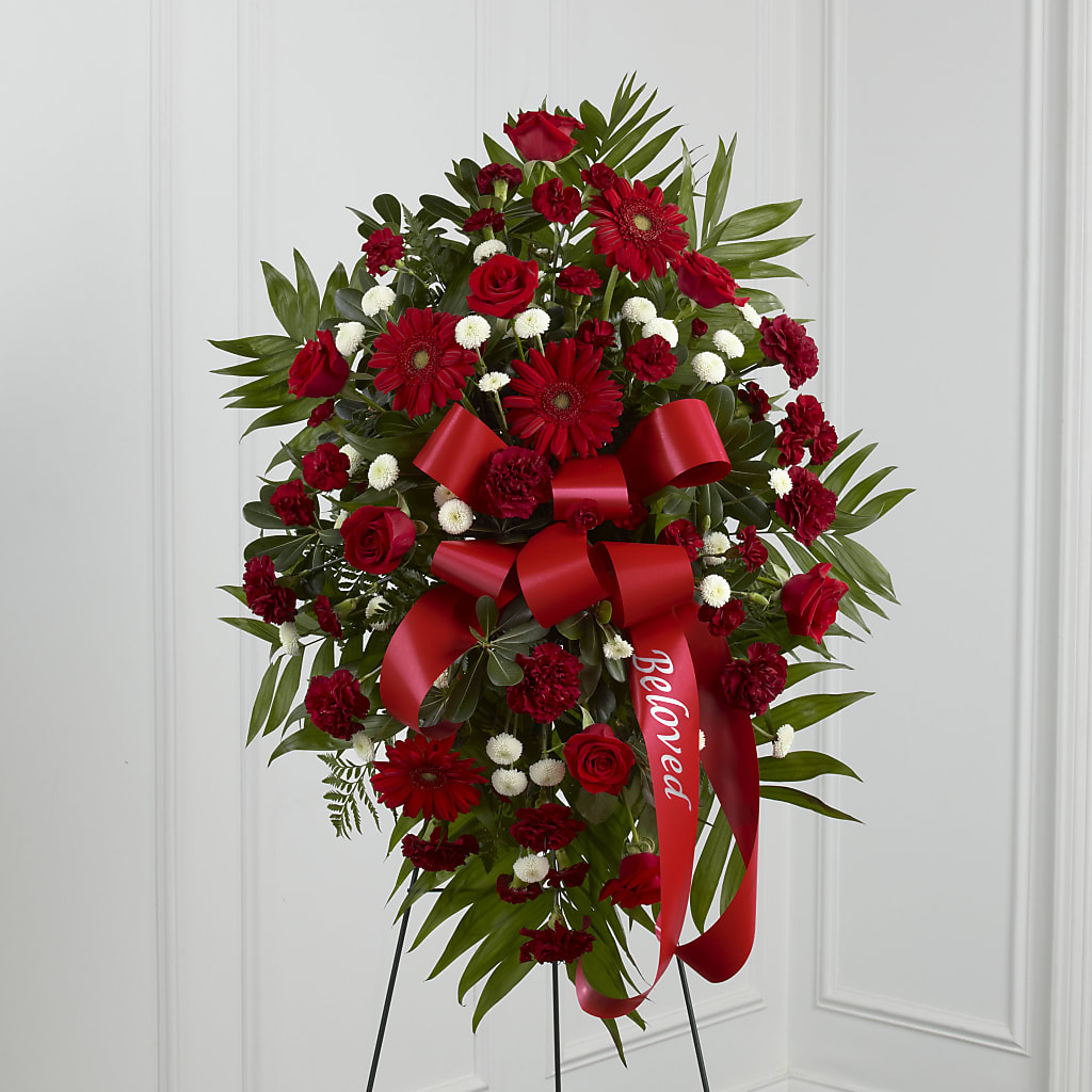 Treasured Memories Standing Spray – FLOWERS & FAIRYTALES, Pittsburgh PA
