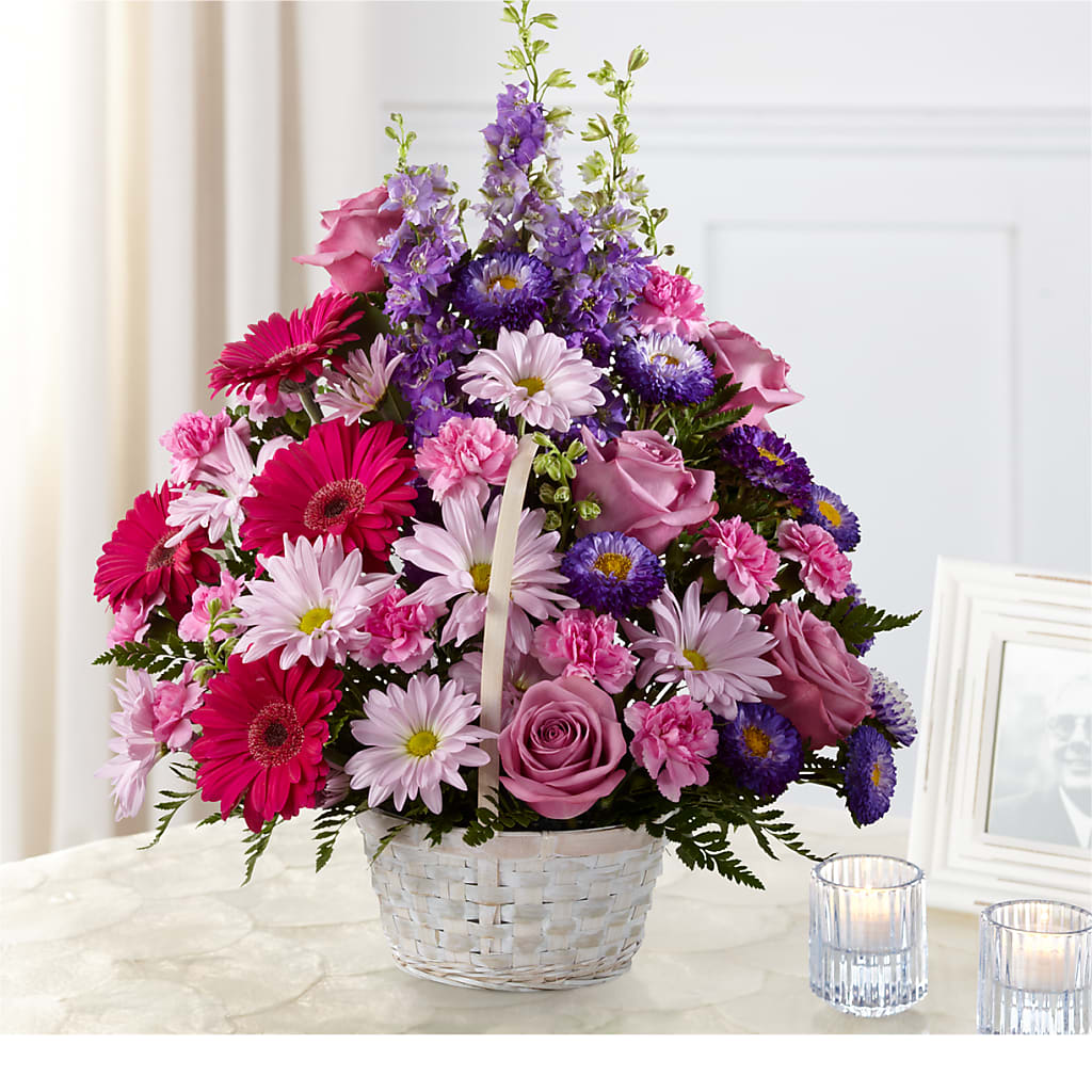 Pastel Peace Basket – FLOWERS & FAIRYTALES, Pittsburgh PA