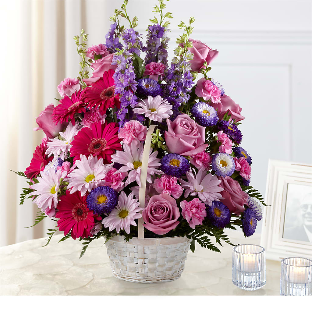 Pastel Peace Basket – FLOWERS & FAIRYTALES, Pittsburgh PA