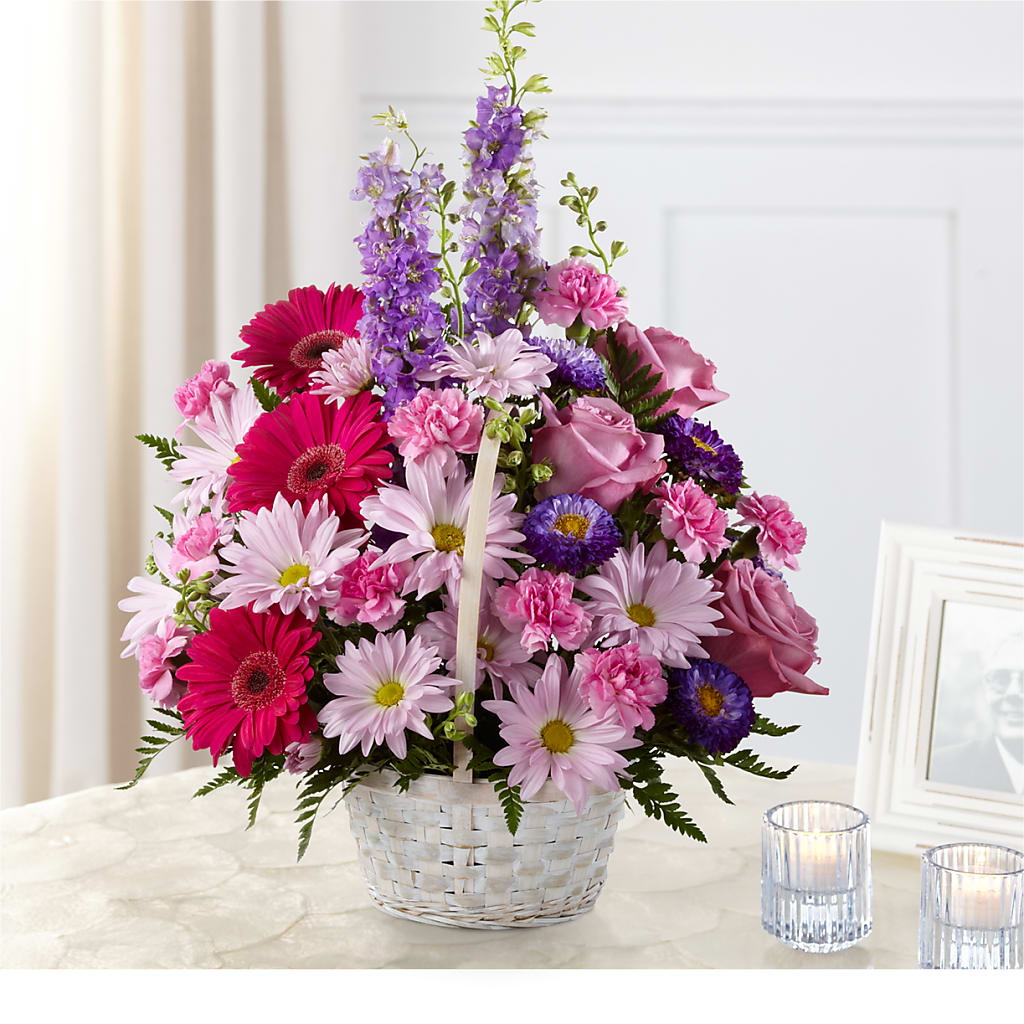 Pastel Peace Basket – FLOWERS & FAIRYTALES, Pittsburgh PA