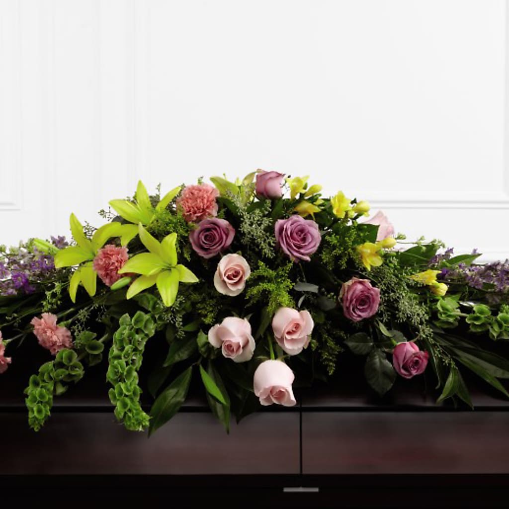 Forever Beloved Casket Spray – FLOWERS & FAIRYTALES, Pittsburgh PA