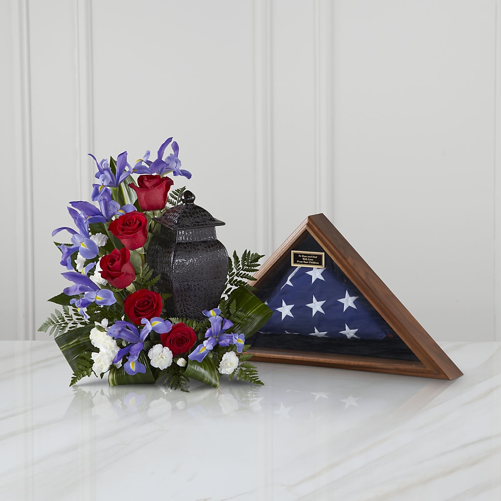 Patriotic Tribute Arrangement – FLOWERS & FAIRYTALES, Pittsburgh PA