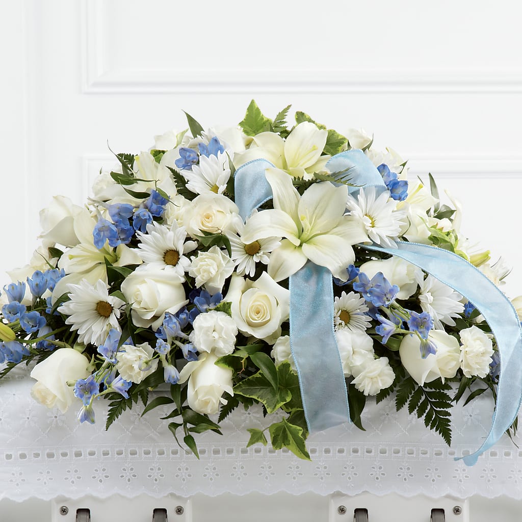 Tender Treasure Casket Spray – FLOWERS & FAIRYTALES, Pittsburgh PA
