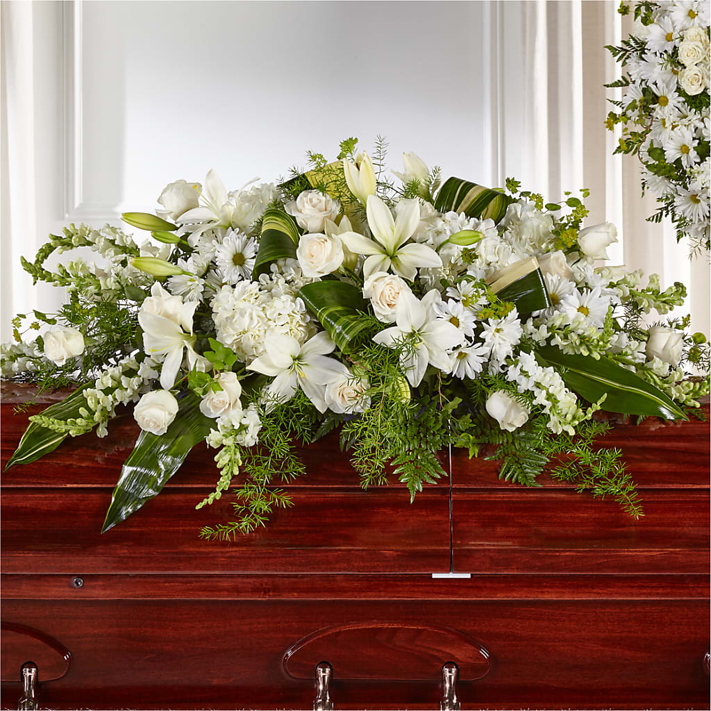 Abundance Casket Spray – FLOWERS & FAIRYTALES, Pittsburgh PA