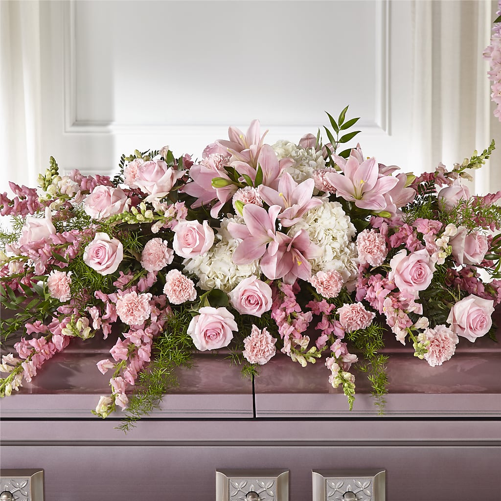 Life & Remembrance Casket Spray – FLOWERS & FAIRYTALES, Pittsburgh PA
