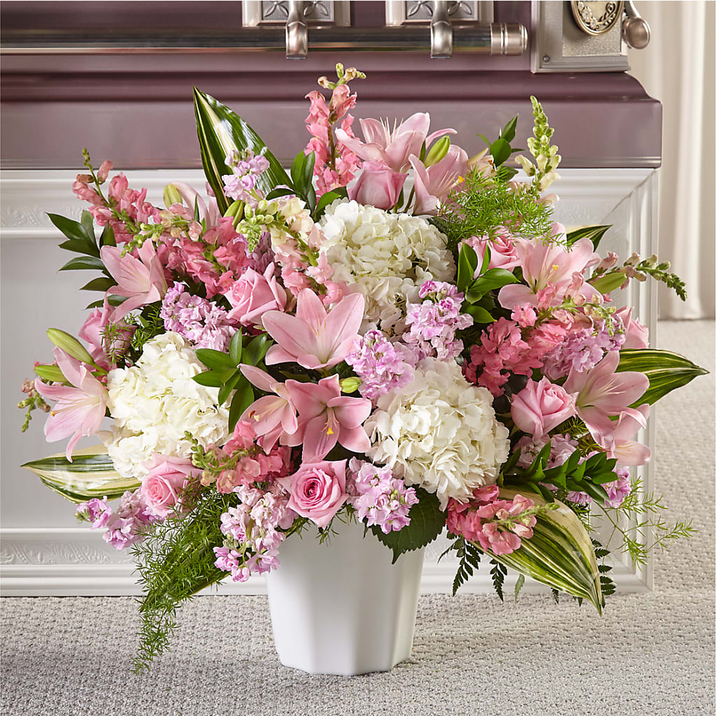 Simply Serene Floor Basket – FLOWERS & FAIRYTALES, Pittsburgh PA