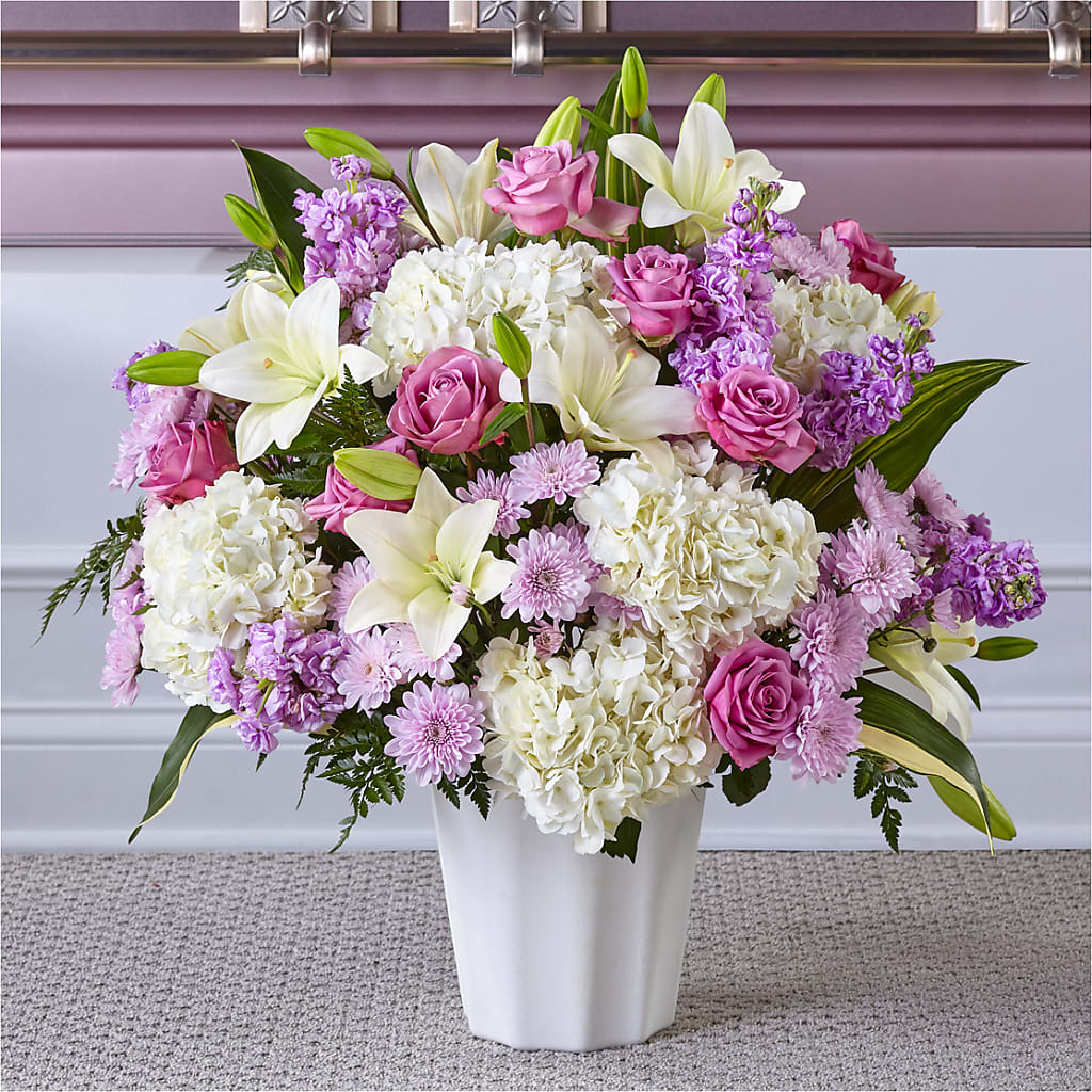 Heaven Sent Floor Basket – FLOWERS & FAIRYTALES, Pittsburgh PA