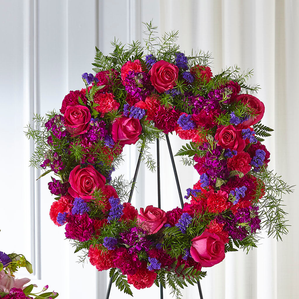 Calming Colors Wreath – FLOWERS & FAIRYTALES, Pittsburgh PA
