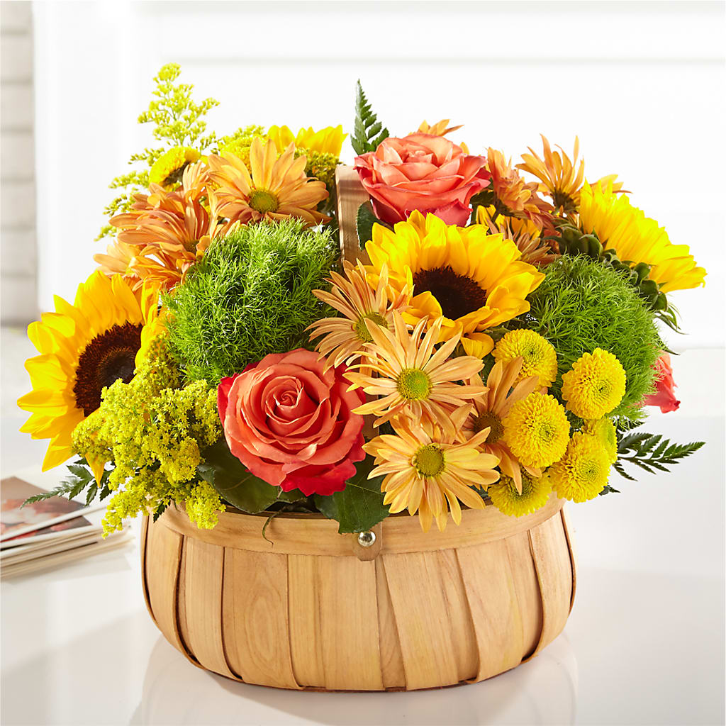 Harvest Sunflower Basket – FLOWERS & FAIRYTALES, Pittsburgh PA