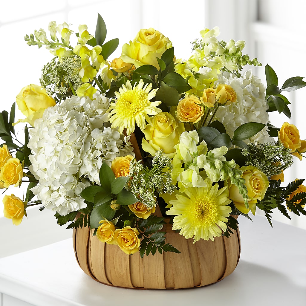 Rustic Remembrance Basket – FLOWERS & FAIRYTALES, Pittsburgh PA