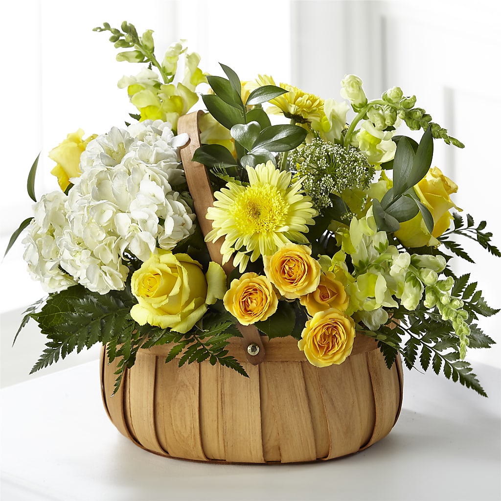 Rustic Remembrance Basket – FLOWERS & FAIRYTALES, Pittsburgh PA