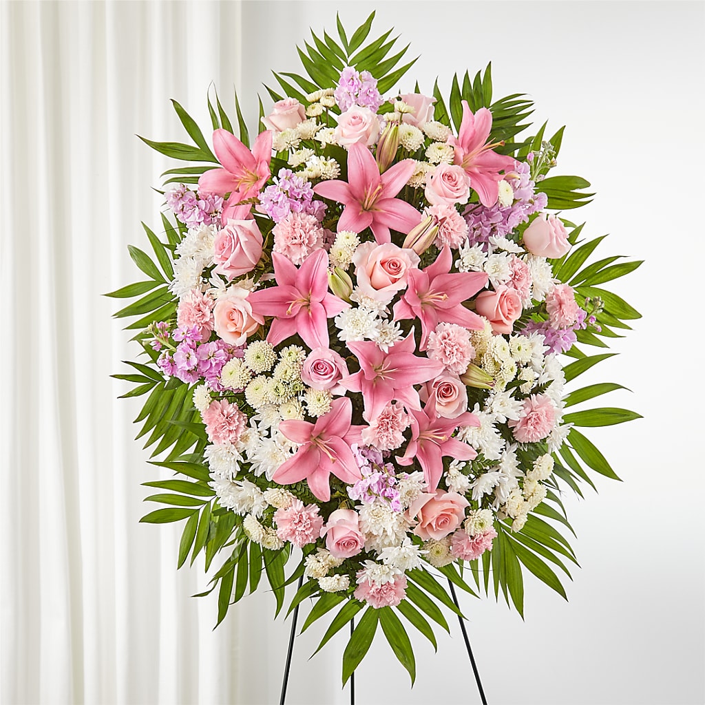 Offering Solace Standing Spray – FLOWERS & FAIRYTALES, Pittsburgh PA