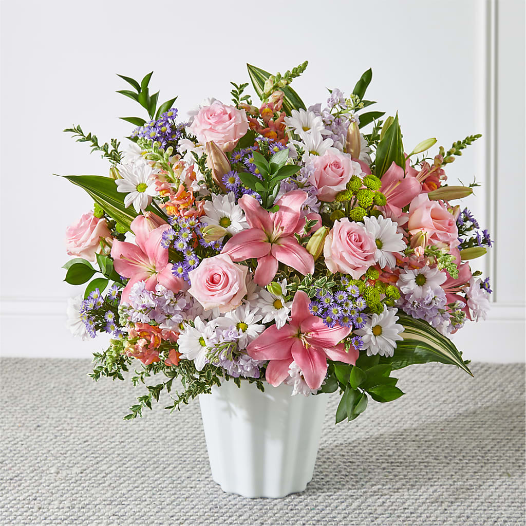 Abundant Compassion Floor Basket – FLOWERS & FAIRYTALES, Pittsburgh PA