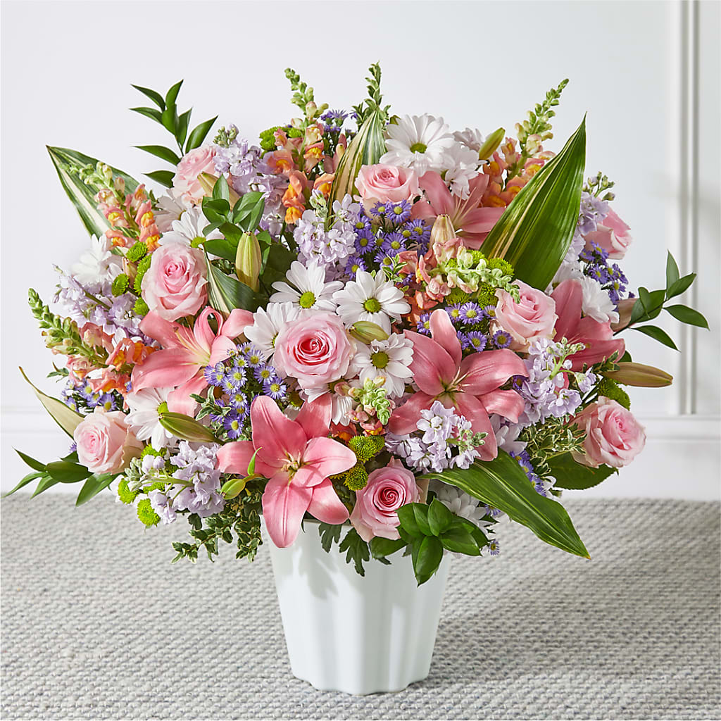 Abundant Compassion Floor Basket – FLOWERS & FAIRYTALES, Pittsburgh PA