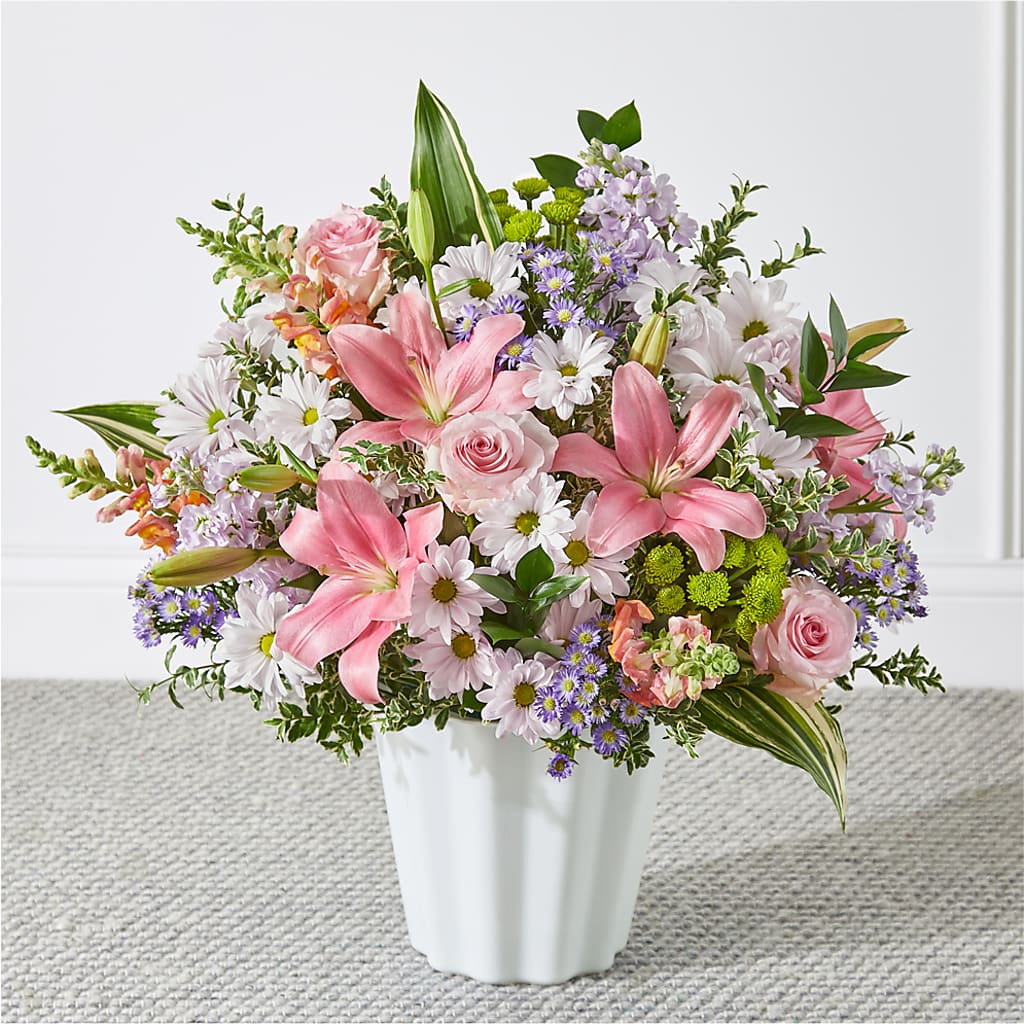 Abundant Compassion Floor Basket – FLOWERS & FAIRYTALES, Pittsburgh PA