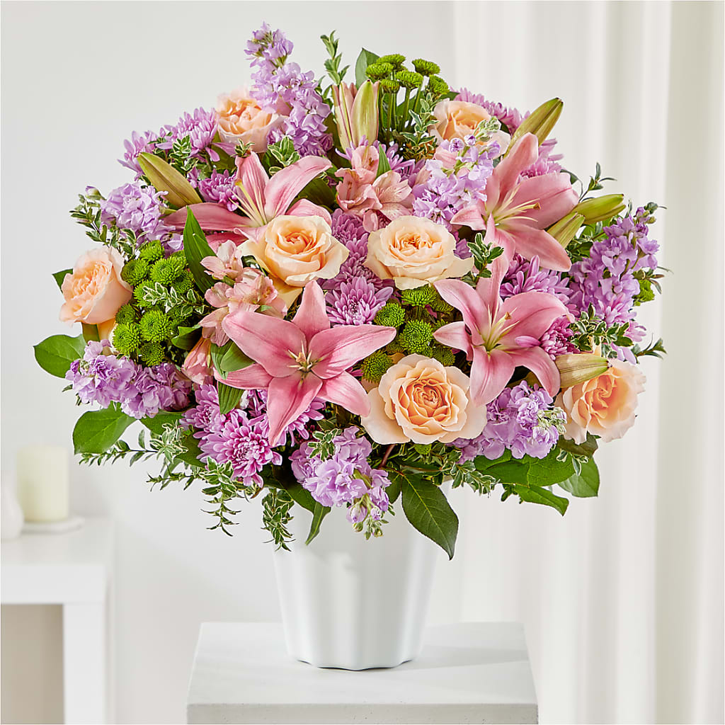 Supportive Embrace Tabletop Basket – FLOWERS & FAIRYTALES, Pittsburgh PA