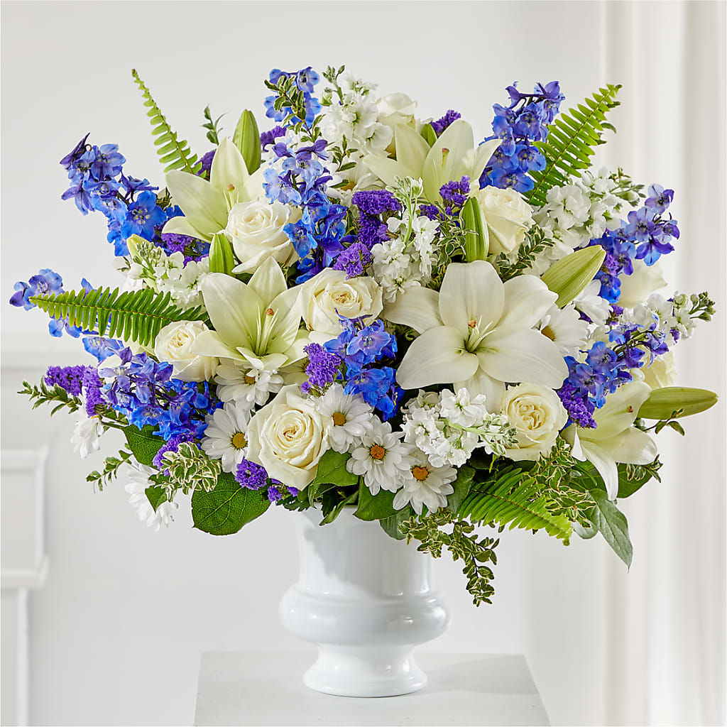 Expressions of Hope Urn Arrangement – FLOWERS & FAIRYTALES, Pittsburgh PA