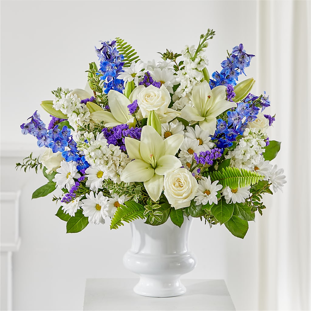 Expressions of Hope Urn Arrangement – FLOWERS & FAIRYTALES, Pittsburgh PA