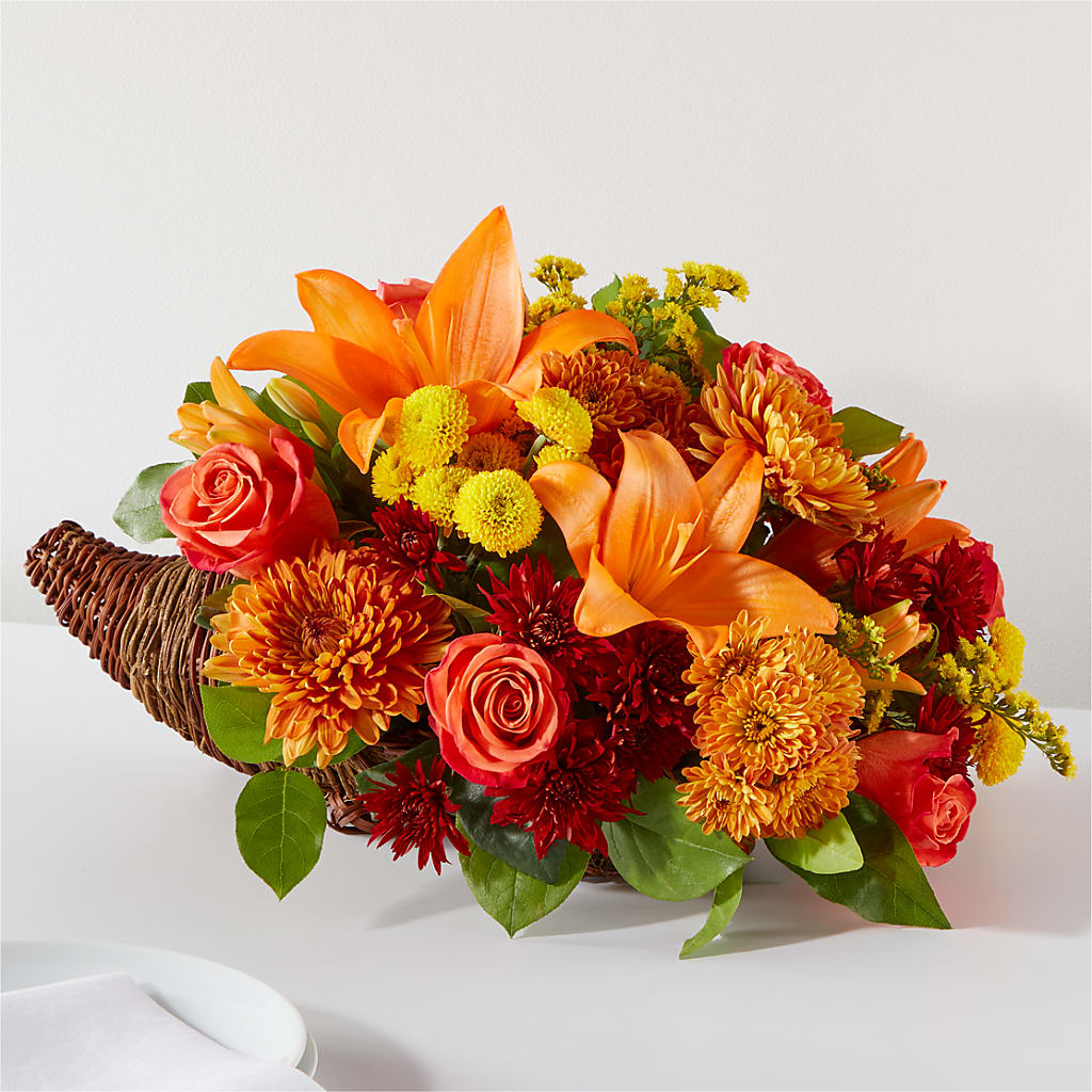 Bouquet of Blessings Cornucopia – FLOWERS & FAIRYTALES, Pittsburgh PA