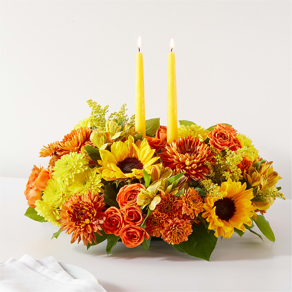 Autumn Harmony Centerpiece – FLOWERS & FAIRYTALES, Pittsburgh PA