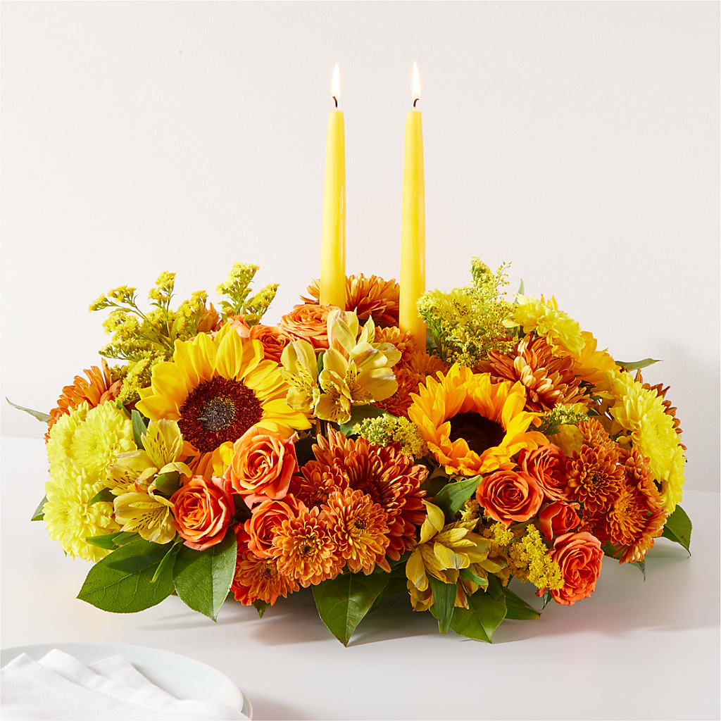 Autumn Harmony Centerpiece – FLOWERS & FAIRYTALES, Pittsburgh PA