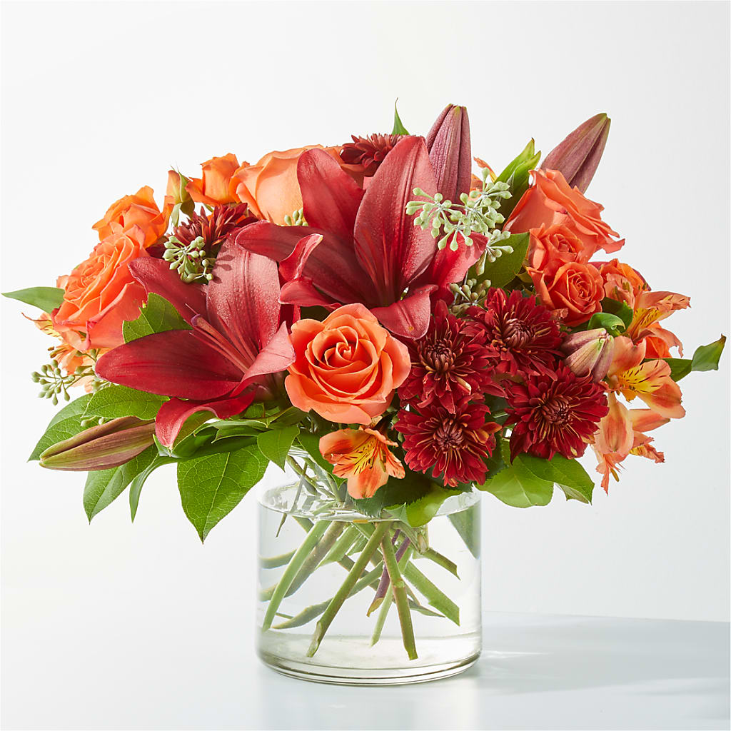Crimson Leaves Bouquet – FLOWERS & FAIRYTALES, Pittsburgh PA