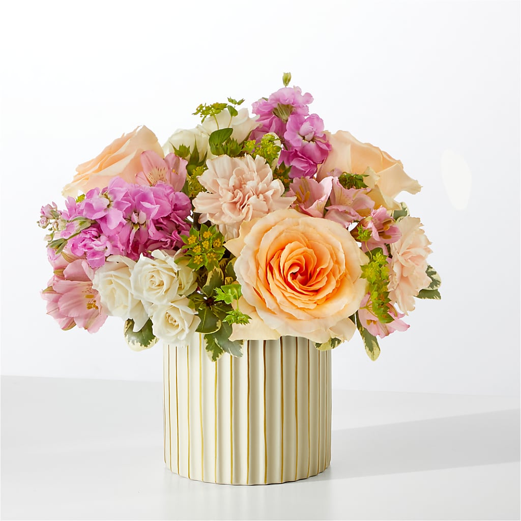 Paradise Bouquet with Ivory Vase – FLOWERS & FAIRYTALES, Pittsburgh PA