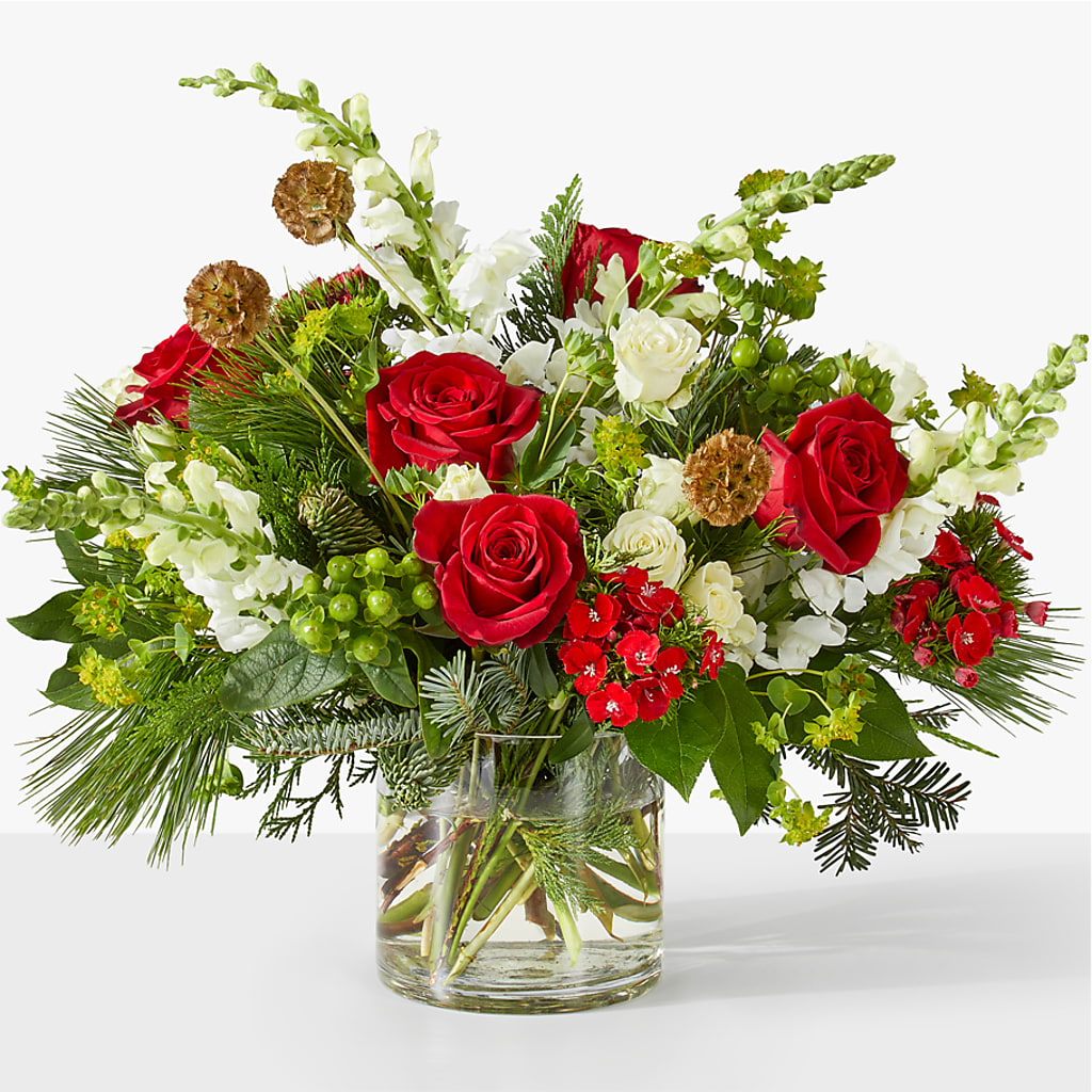 Deck the Halls Bouquet – FLOWERS & FAIRYTALES, Pittsburgh PA