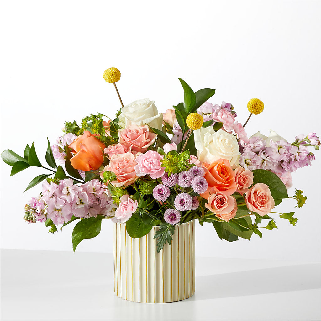 French Market Bouquet with Ivory Vase – FLOWERS & FAIRYTALES, Pittsburgh PA