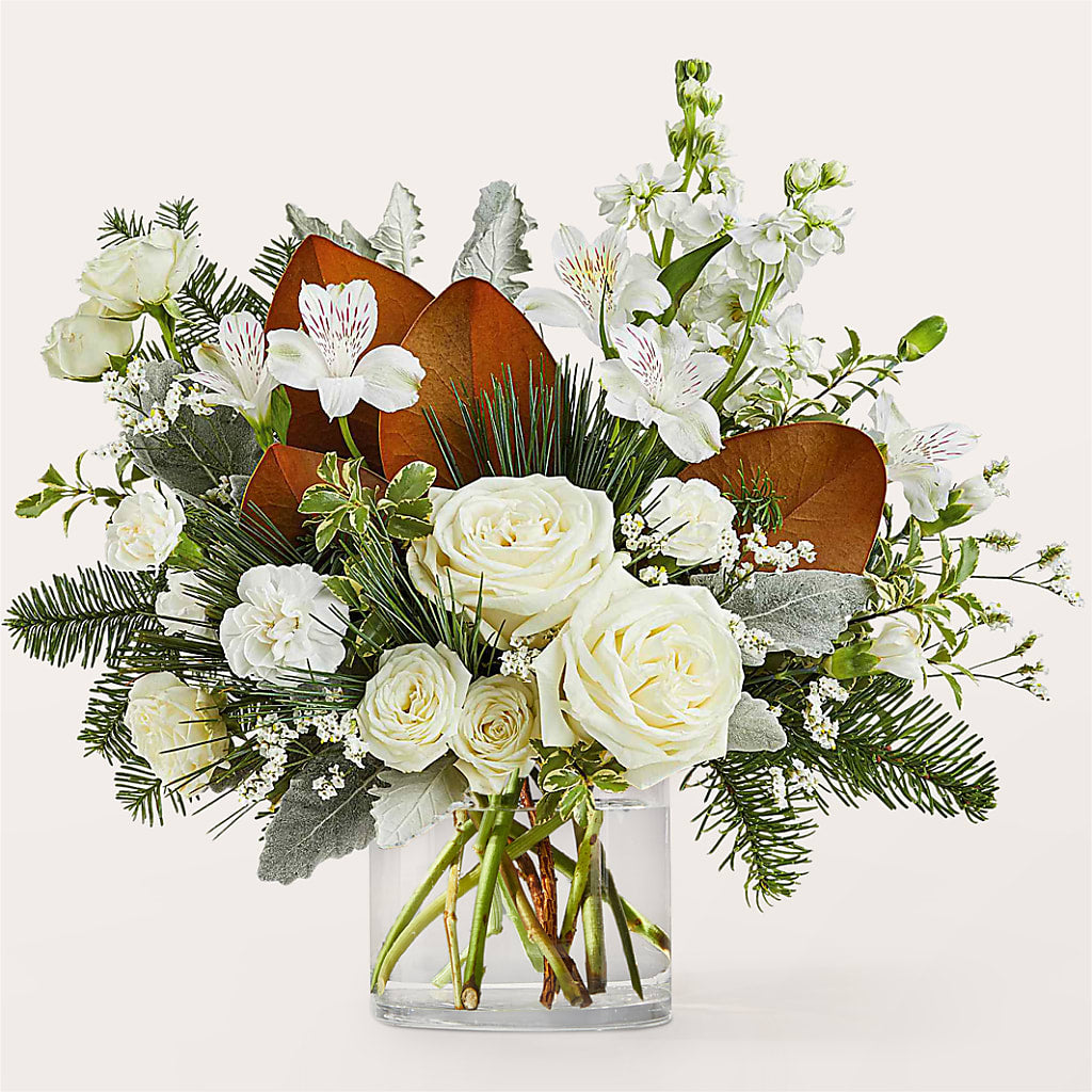 Fresh Snowfall Bouquet – FLOWERS & FAIRYTALES, Pittsburgh PA