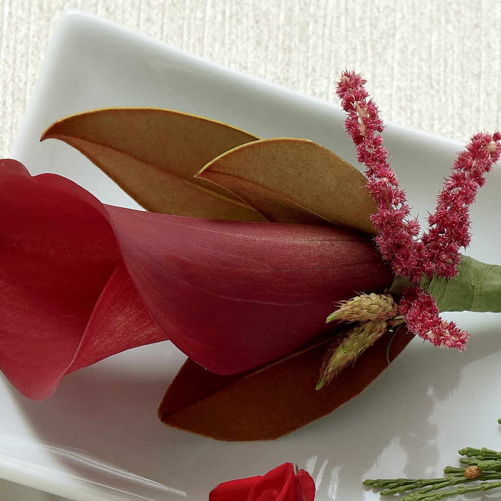 Red Calla Boutonniere – FLOWERS & FAIRYTALES, Pittsburgh PA