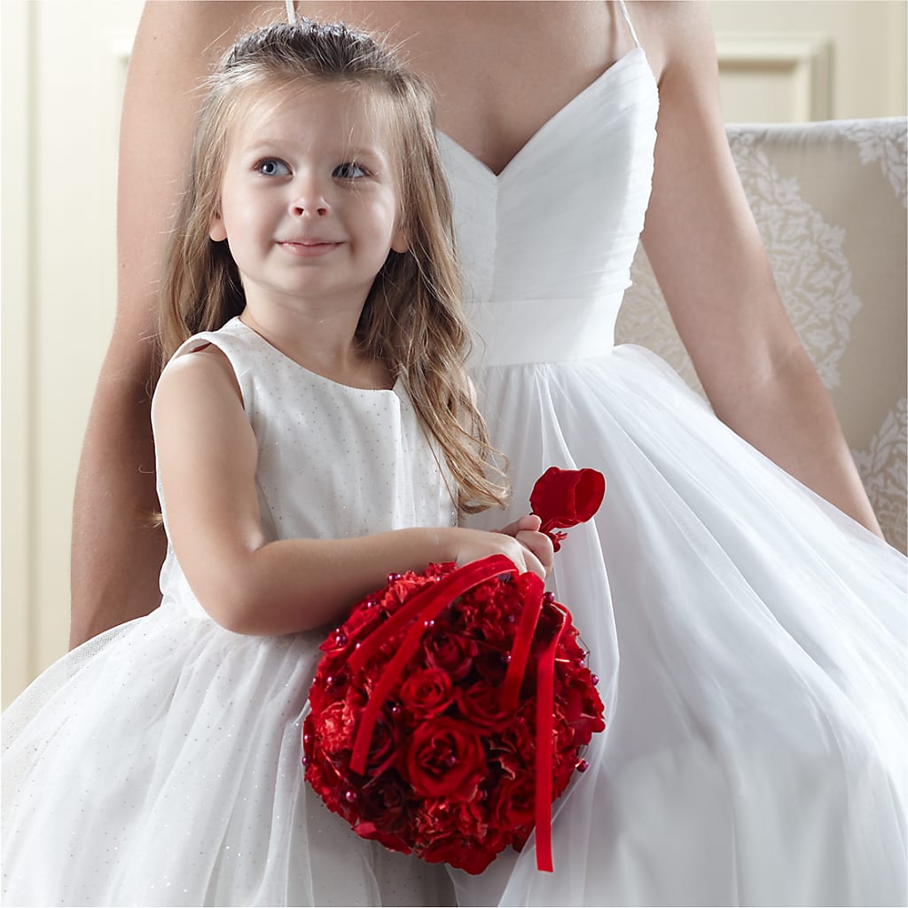 Pure at Heart Flower Girl Arrangement – FLOWERS & FAIRYTALES, Pittsburgh PA