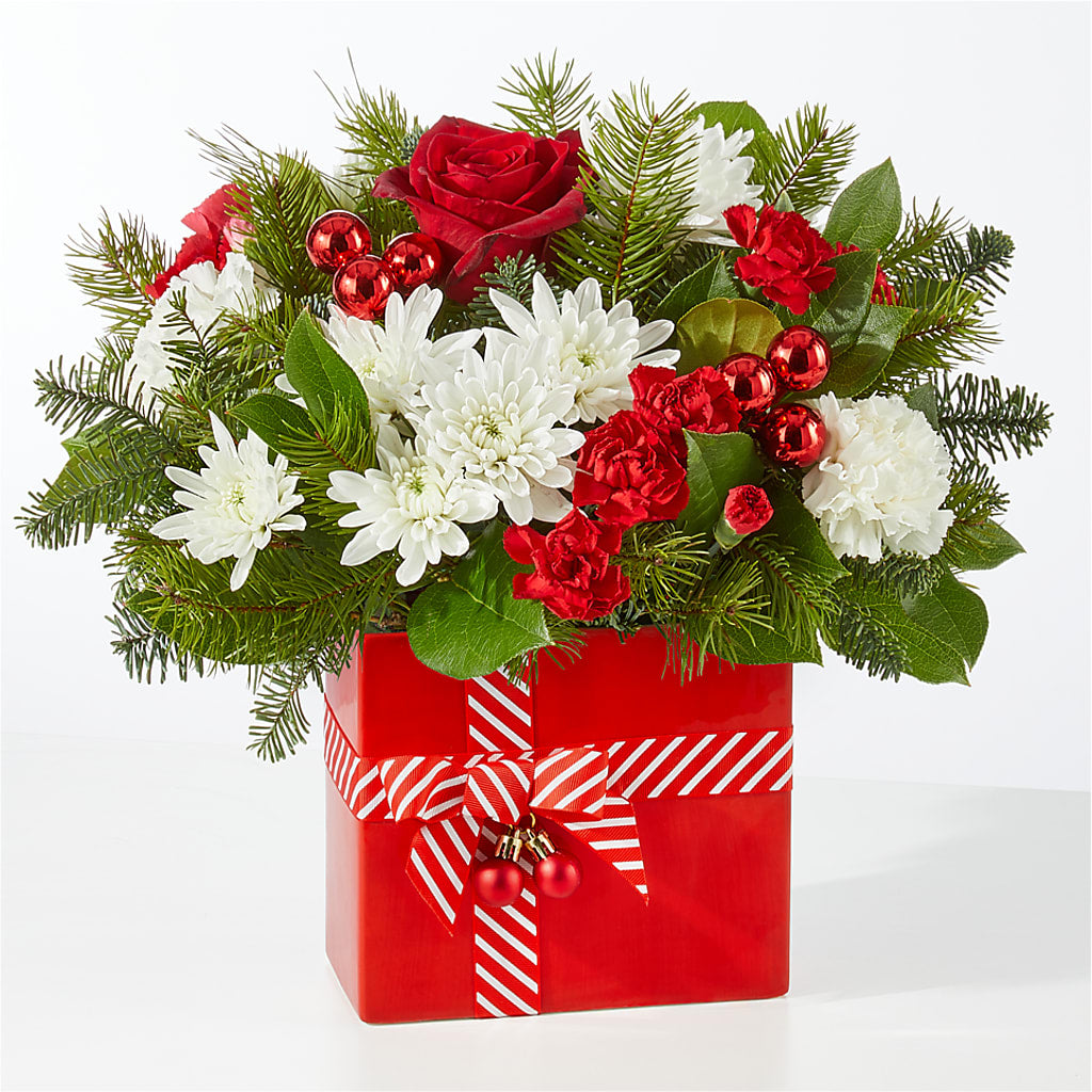 Presents Under the Tree Bouquet – FLOWERS & FAIRYTALES, Pittsburgh PA