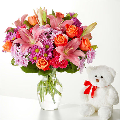 One and Only Bouquet and Bear Bundle – FLOWERS & FAIRYTALES, Pittsburgh PA