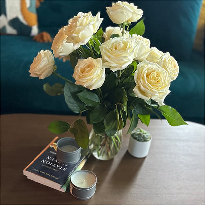 Long Stem Yellow Rose Bouquet – FLOWERS & FAIRYTALES, Pittsburgh PA