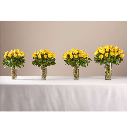 Long Stem Yellow Rose Bouquet – FLOWERS & FAIRYTALES, Pittsburgh PA