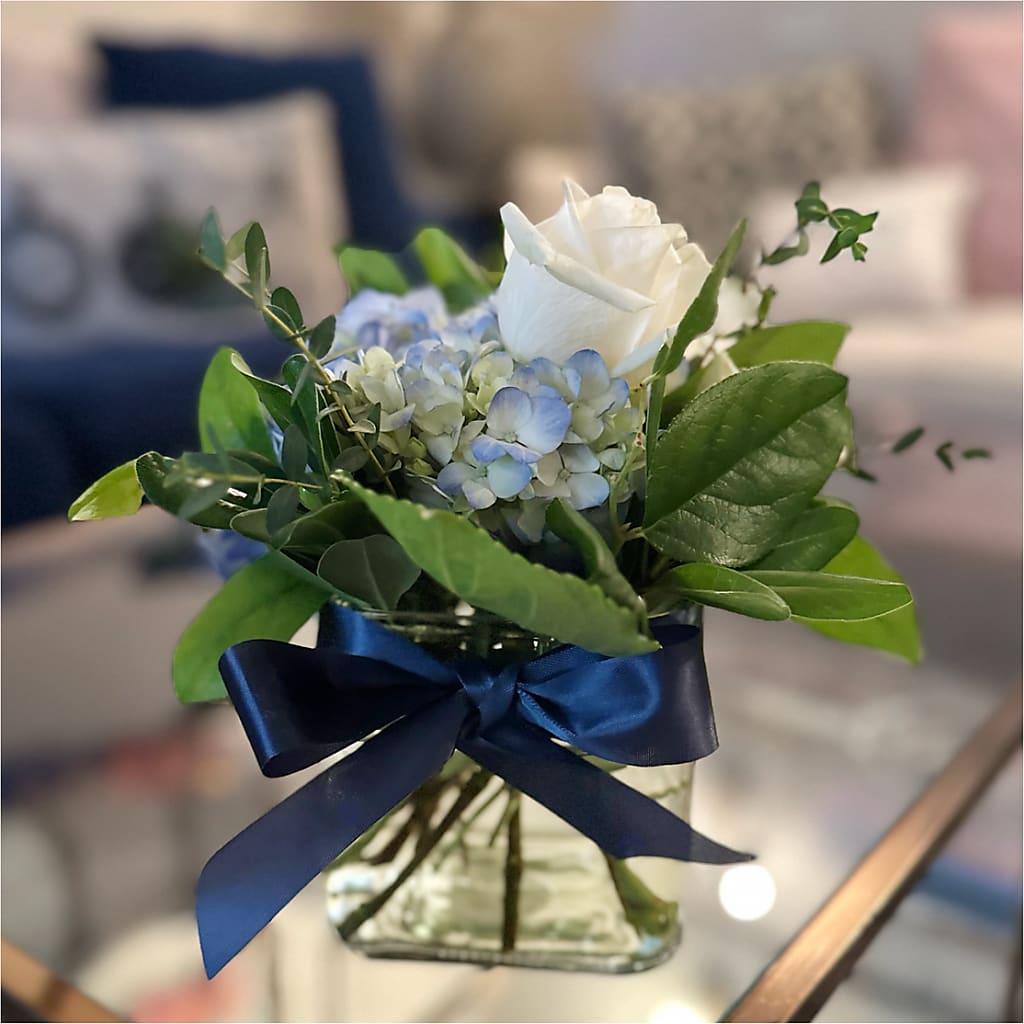 Sky Blue Delight Bouquet – FLOWERS & FAIRYTALES, Pittsburgh PA