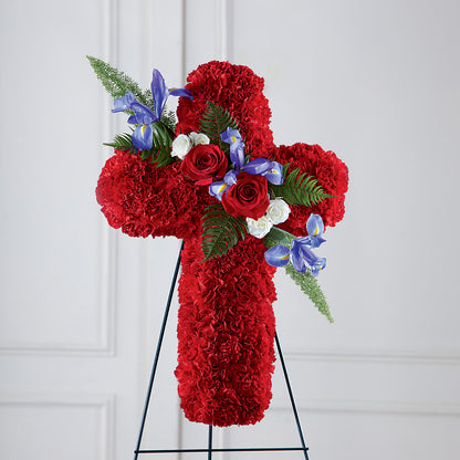 Faithful Hero Floral Cross – FLOWERS & FAIRYTALES, Pittsburgh PA