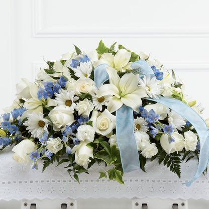 Tender Treasure Casket Spray – FLOWERS & FAIRYTALES, Pittsburgh PA