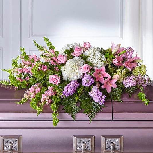 Life's Gratitude Casket Spray – FLOWERS & FAIRYTALES, Pittsburgh PA