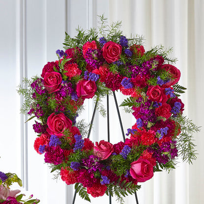 Calming Colors Wreath – FLOWERS & FAIRYTALES, Pittsburgh PA